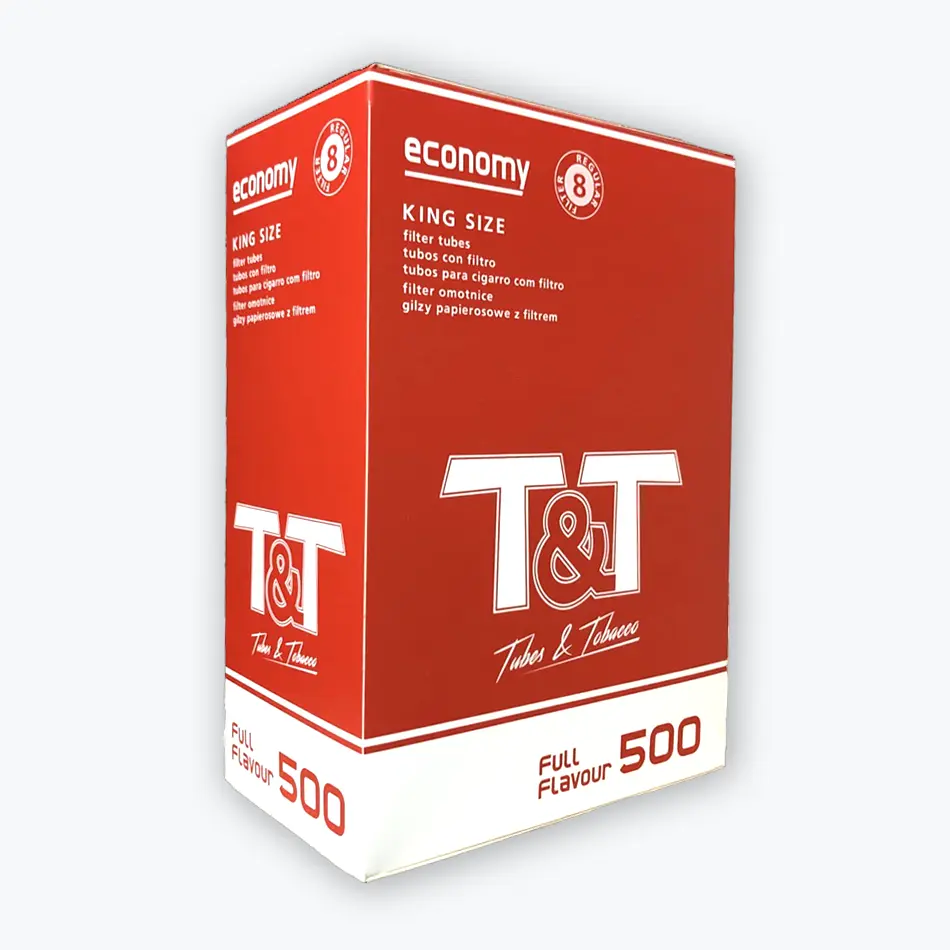Гильзы сигаретные ТТ (T&T) 500 шт купить недорого в Украине